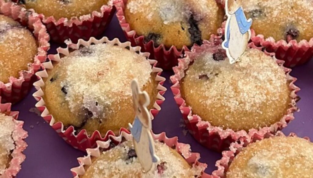 Easter Brunch Citrus-Blueberry Muffins